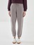 Lcw Vision Gri Beli Lastikli Kadın Kalın Jogger Eşofman Altı 2