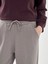 Lcw Vision Gri Beli Lastikli Kadın Kalın Jogger Eşofman Altı 3