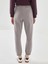 Lcw Vision Gri Beli Lastikli Kadın Kalın Jogger Eşofman Altı 4