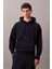 Erkek Regular Fit Premium Terry Kapüşonlu Sweatshirt - Koyu Lacivert 1