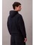 Erkek Regular Fit Premium Terry Kapüşonlu Sweatshirt - Koyu Lacivert 2