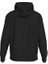 Erkek Regular Fit Logo Baskılı Kapüşonlu Kanguru Cepli Sweatshirt - Siyah 2