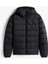 Erkek Mid Weight Kapüşonlu Jacket Mont - Siyah 6