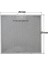 Vad 955 Lx Aspiratör Davlumbaz Için Alüminyum Filtre 262×254 mm Class 1