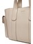 Kadın Yanları Cepli Çıkarılabilir Askılı Tote El Çanta - Ekru 4
