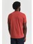 Erkek Regular Fit Bisiklet Yaka T-Shirt - Kırmızı 2