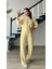Sarı Modal Sweat-Pantolon Takım 1