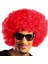 Kırmızı Renk Kıvırcık Afro Bonus Peruk 1