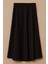 Kadın Basic Kloş Uzun Etek - Siyah 6