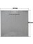Bde 6060 B Yatık 60 cm Aspiratör Davlumbaz Için Alüminyum Filtre 345×300 mm Class 1