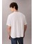 Erkek Regular Fit Yazı Baskılı Pamuklu T-Shirt - Beyaz 2