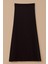 Kadın Esnek Bel Pliseli Basic Etek - Siyah 1