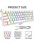 Oyuncu Klavyesi T60 Rgb Full Mekanik %60 Blue Switch Gaming Klavye Rgb Işıklı Kablolu Q Klavye 4