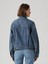 90S Trucker Kadın Mavi Jean Kot Ceket A1743-0122 2