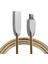 Ally USB Type-C Zinc Alloy Dayanıklı 24 A Metal USB KABLO-(5775) 1
