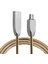 Ally Micro USB Zinc Alloy Dayanıklı 24 A Metal 1mm USB KABLO-(5775) 2