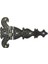 Dekoratif, Sac Tek Kuyruklu Menteşe - 69X102 Mm, Büyük, Antik, 1 Adet 1