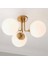 Rsylight 3'lü Modern Eskitme Kaplama Plafonyer ve Camlı Plafonyer 1