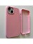 İphone 13 İle Uyumlu Logosuz Lansman Içi Kadife Esnek Silikon Kılıf 1