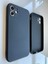 iPhone 11 Uyumlu Logosuz Köseli Kalıp 12 Görünümlü Lansman Içi Süet Silikon Kılıf 1