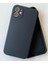 iPhone 11 Uyumlu Logosuz Köseli Kalıp 12 Görünümlü Lansman Içi Süet Silikon Kılıf 3