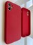iPhone 11 Uyumlu Logosuz Köseli Kalıp 12 Görünümlü Lansman Içi Süet Silikon Kılıf 1