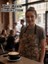 Kahve Desenli Barista Önlük 1