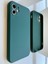 iPhone 11 Uyumlu Logosuz Köseli Kalıp 12 Görünümlü Lansman Içi Süet Silikon Kılıf 1