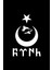 Ay Yıldız Kurt Göktürkçe Türk Sticker 10 x 15 cm 3
