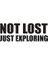 Not Lost Duvar Dekor Sticker 40 x 16 cm 1