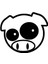Rally Pig Duvar Dekor Sticker 40 x 32 cm 1