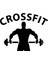 Crossfit Halter Sticker 20 x 16 cm 1