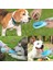 Taşınabilir Mama Hazneli Kedi Köpek Suluğu Seyahat Şişesi Kaseli 350ML 2