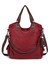Barcelona Spor Bohem Tarzı Geniş ve Büyük Uzun Askılı Omuz Çantası 1582 Bordo 1