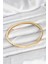 316L Çelik Gold Renk 65 mm Ince Kadın Kelepçe Bileklik 2