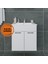 Regnum-S 65 cmEtajerli Lavabolu Lavabo Dolabı Parlak Beyaz MDF Lam 1