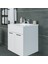 Regnum-S 65 cmEtajerli Lavabolu Lavabo Dolabı Parlak Beyaz MDF Lam 2