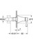 Ankastre Stop Valf Grandera Krom - 29420000 3