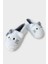 Kışlık Kadın Hellokitty Figürlü Kaydırmaz Taban Ev Ayakkabısı Panduf Beyaz - Füme 4