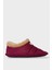 Unisex Içi Yünlü Kışlık Ev Ayakkabısı Panduf Bordo 1