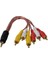 3.5 mm Stereo Erkek -6 Tos Erkek 5+1 Ses Sistemi Kablosu 1