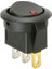 IC-132E Pano Tip Yuvarlak Kırmızı Işıklı 12 Volt On-Off Anahtar 1
