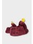 Çocuk Kızgın Ördek Figürlü Unisex Panduf Bordo 5