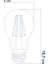 CT-4231 E27 Şeffaf LED Ampul 6W Günışığı 3200K - 5'li Paket 2
