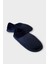 Erkek Hafif Kaydırmaz Taban Ev Ayakkabısı Panduf Lacivert 2