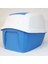 Imac Maddy Junior Üstü Açılır Kapalı Kedi Tuvaleti Mavi 57X43X41 cm 4