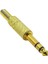 Powermaster PM-2227 Gitar Jack Stereo Sarı Gold Metal 1