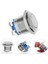 Powermaster IC-182 D98 Metal 19MM Düz Buton PBS28B-2 1