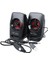 Magicvoice T-19 1+1 USB Pc Mini Hoparlör - Speaker (2*3 Watt - 4 Ohm) 2