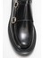 Erkek Kemerli Loafer Ayakkabı Gerçek Deri T575 Siyah 2